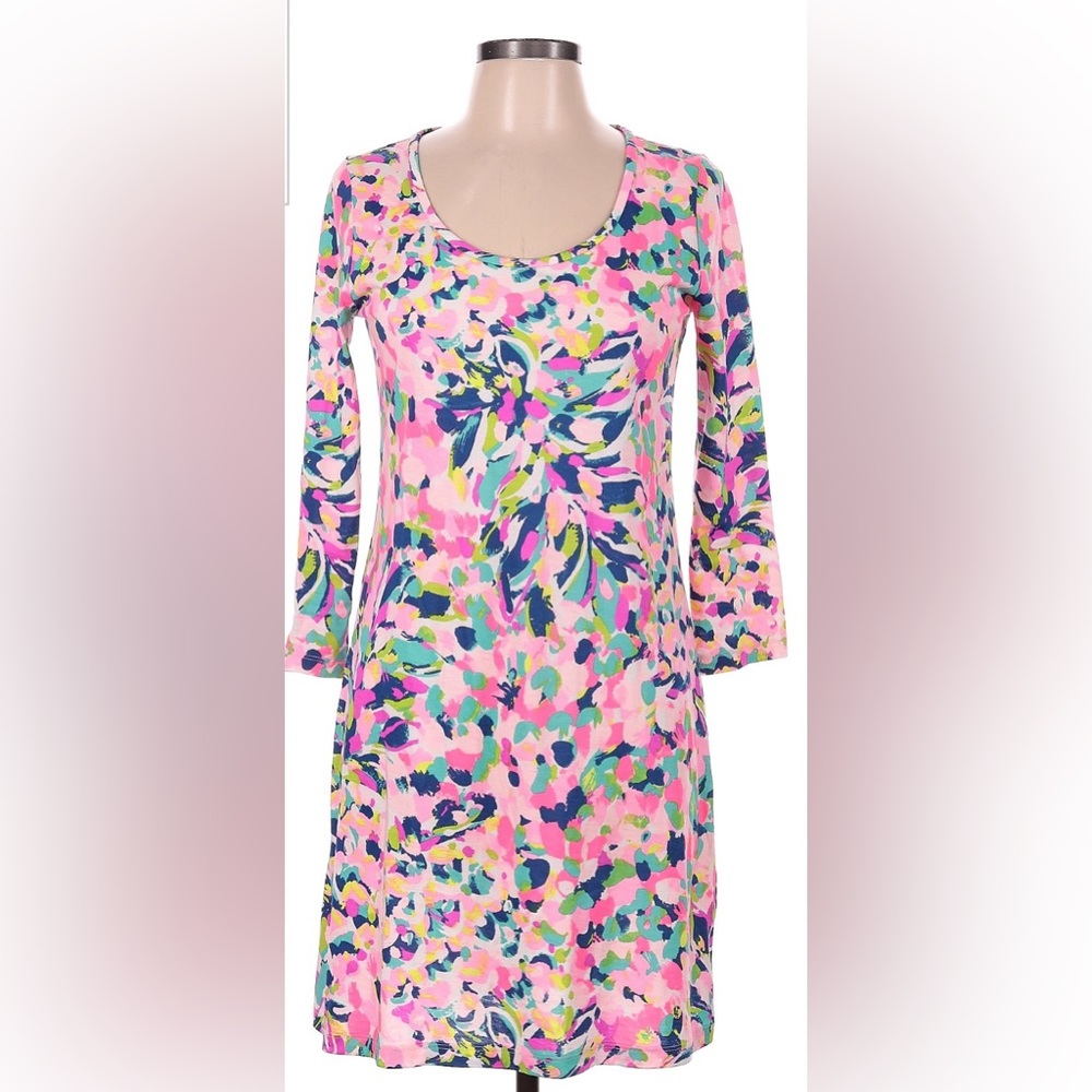 Lilly Pulitzer Pink Multi-Colored Cotton Dress M💕